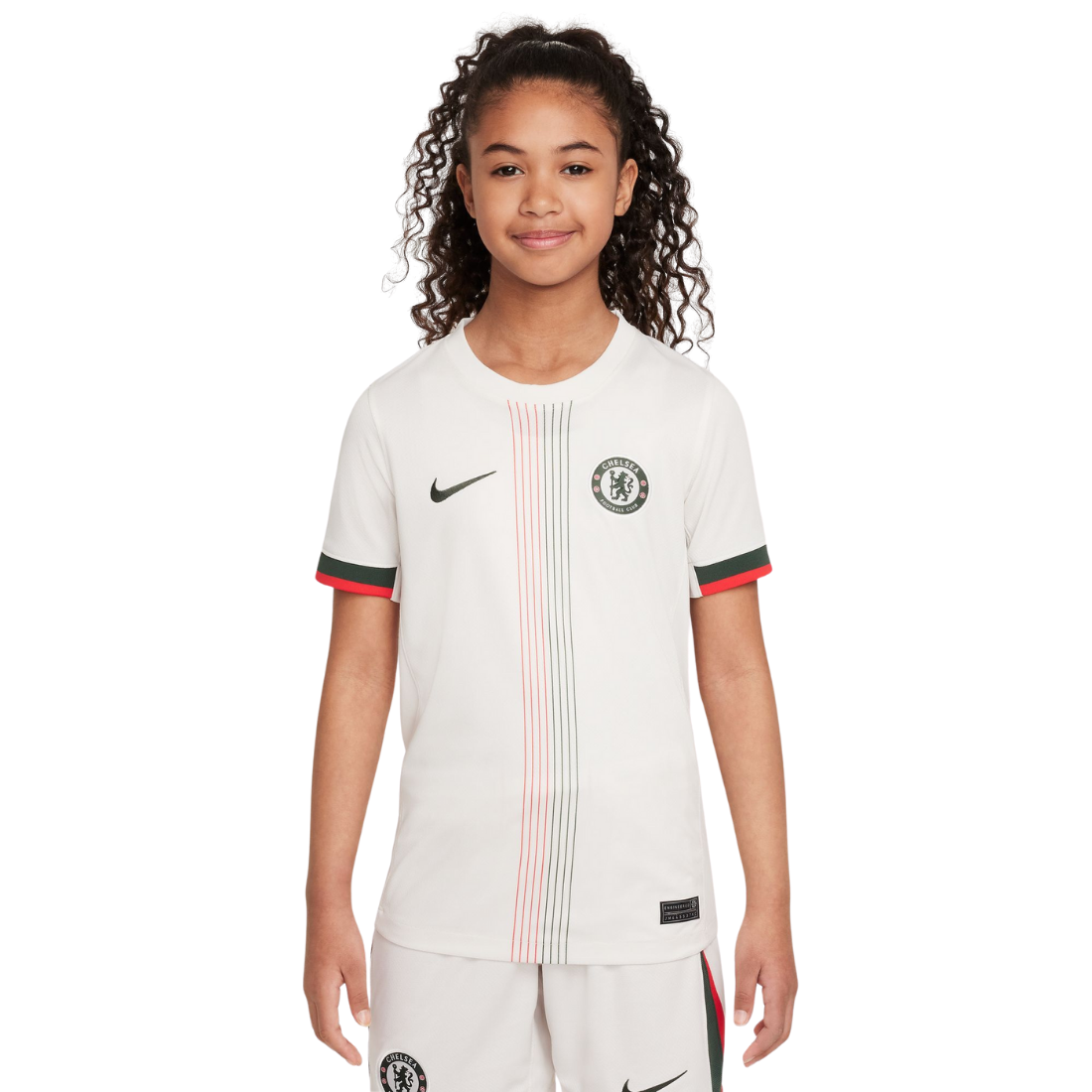 Chelsea F.C. 2025/2026 Away Nike Junior Replica Jersey Black HJ5284-031