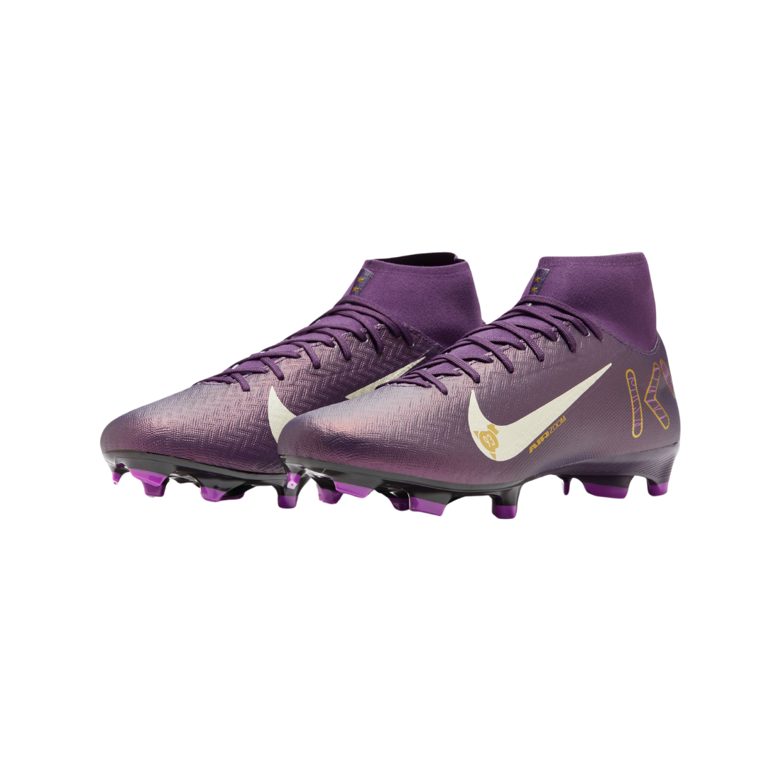 Nike Zoom Superfly 10 Academy Mbappe Men's Football Boot Purple HJ7309-500
