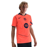 FC Barcelona 2025/2026 Match Third Men's Replica Jersey Orange HM3193-855