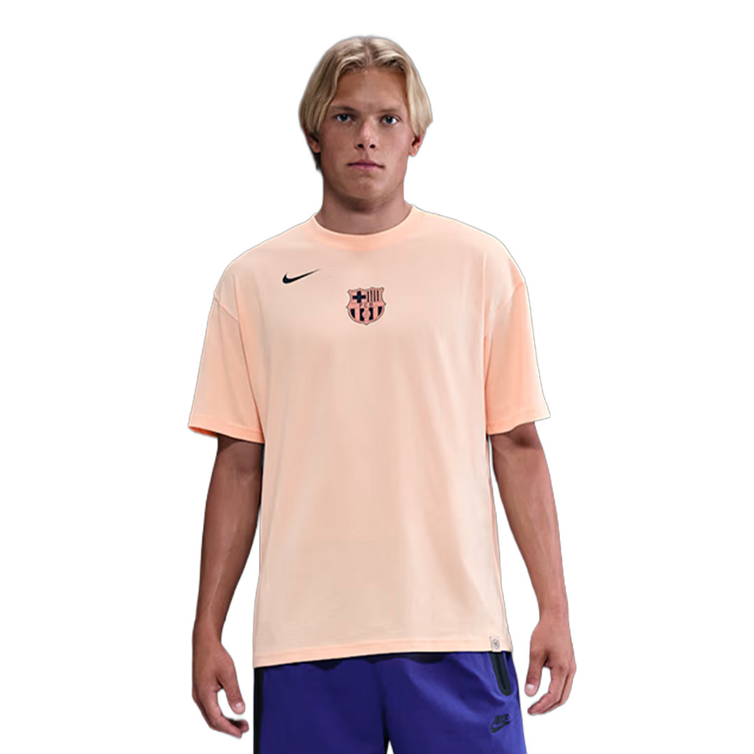 Men's S/S Round Neck Shirt Orange HQ8392-807