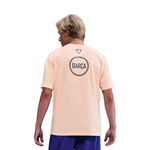 Men's S/S Round Neck Shirt Orange HQ8392-807