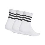 3-Stripes Cushioned Sportswear Low-Cut Socks 3 Pairs Men'S Casual Socks White HT3456