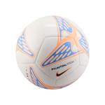 Nike Phantom size 5 football in white with blue and orange graphic patterns