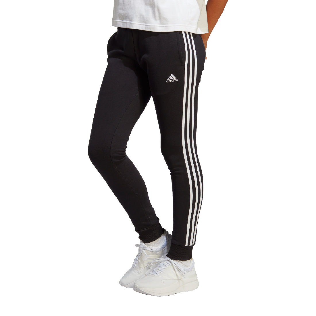 Women's Essentials 3-Stripes French Terry Cuffed PANTS
