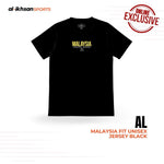 (ONLINE EXCLUSIVE) Limited Edition Malaysia Fit Unisex Adult's Jersey Black Shirt BA03058801