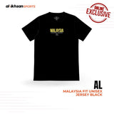 (ONLINE EXCLUSIVE) Limited Edition Malaysia Fit Unisex Adult's Jersey Black Shirt BA03058801