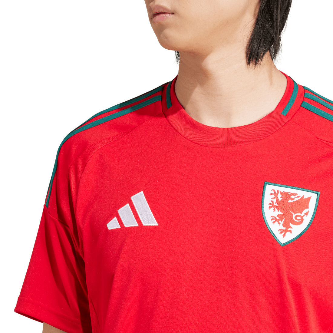 Wales 2024 Adidas Home Men's Jersey Red