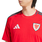 Wales 2024 Adidas Home Men's Jersey Red