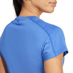 Aeroready Train Essentials Minimal Branding V-Neck Women'S Tee Blue IX1004