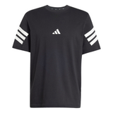 Future Icons 3-Stripes Men's Round Neck Black JD4877