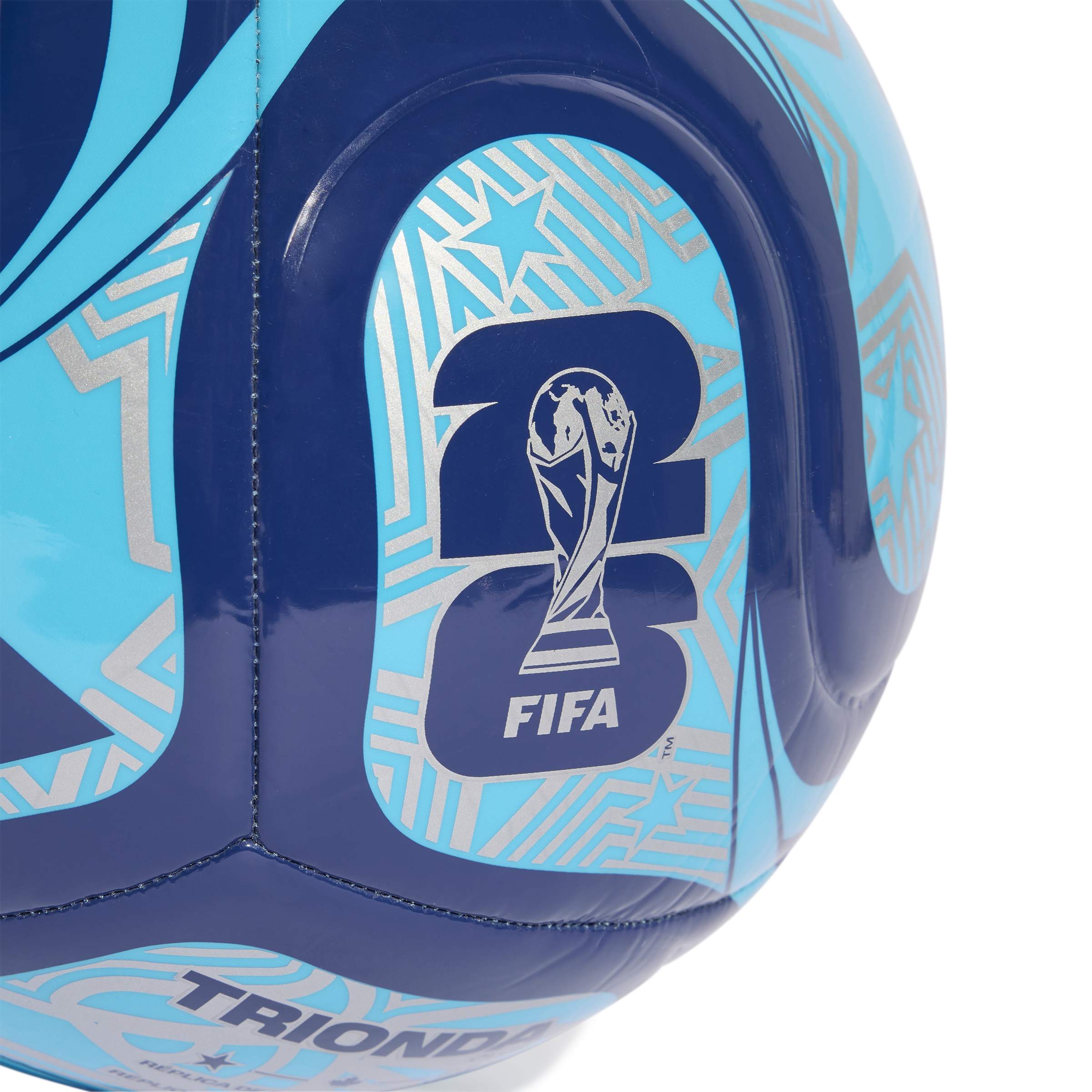 FIFA World Cup 26 Trionda Club Ball Men's Silver JD8027