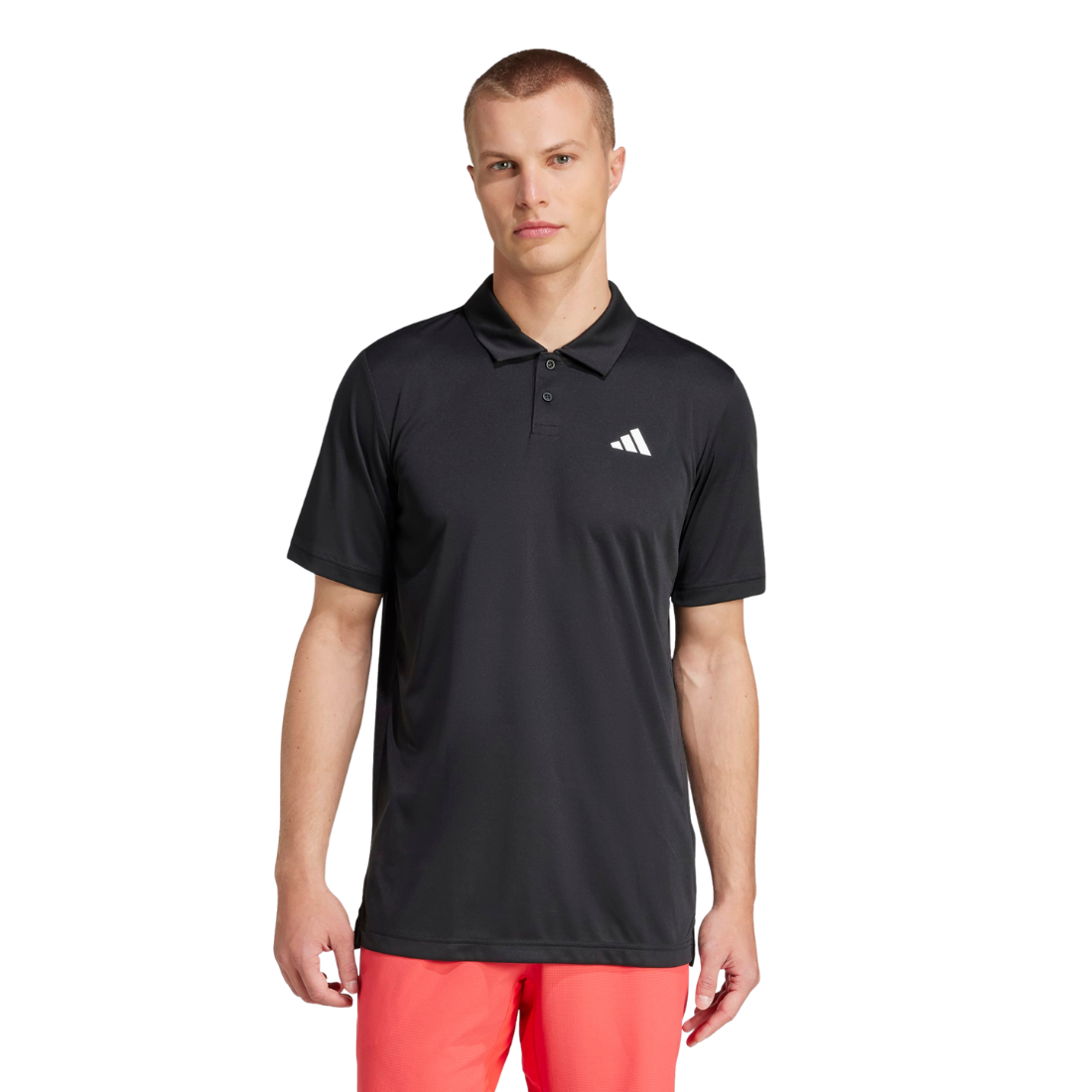Club Tennis Shirt Men's Polo Black JF8506