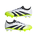 Predator League Fg/Mg Junior Football Boots White JI1125