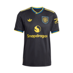 Manchester United 2025/2026 Third Authentic Men's Replica Jersey Black JI7419