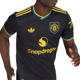 Manchester United 2025/2026 Third Authentic Men's Replica Jersey Black JI7419