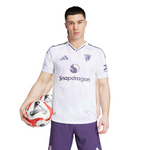 Manchester United 2025/2026 Away Adidas Men's Authentic Jersey White JI7424