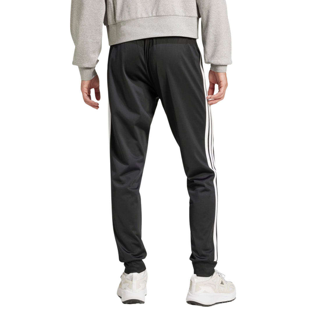 3-Strips Tricot Regular Tapered Men's T-Bottom Black JI8809