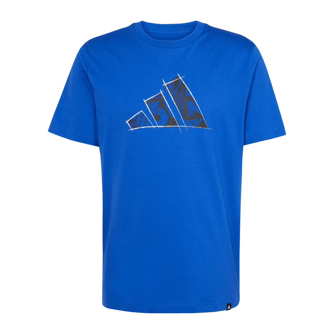 Photo Logo Men's Round Neck Blue JJ3933