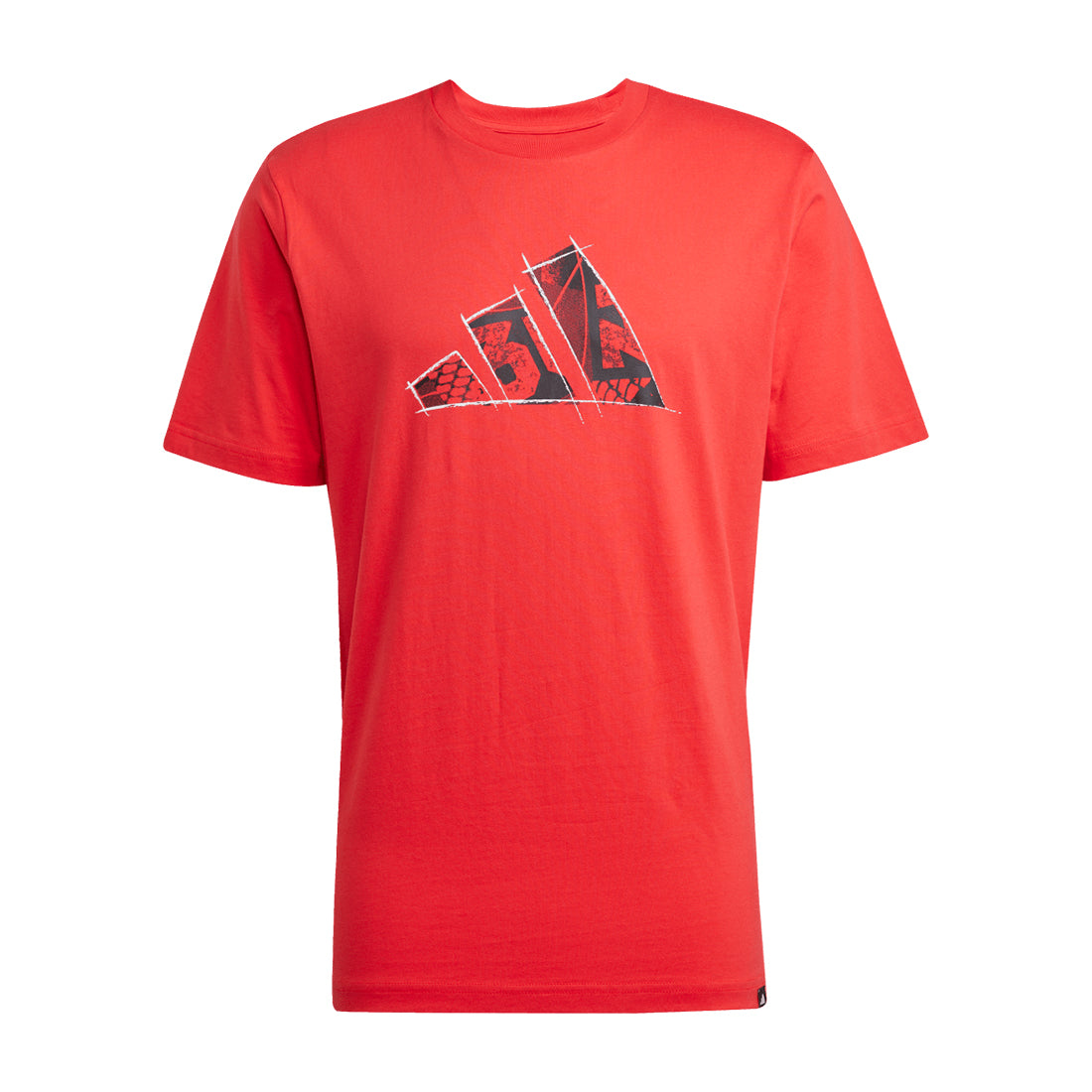 Photo Logo Men's Round Neck Red JJ3934