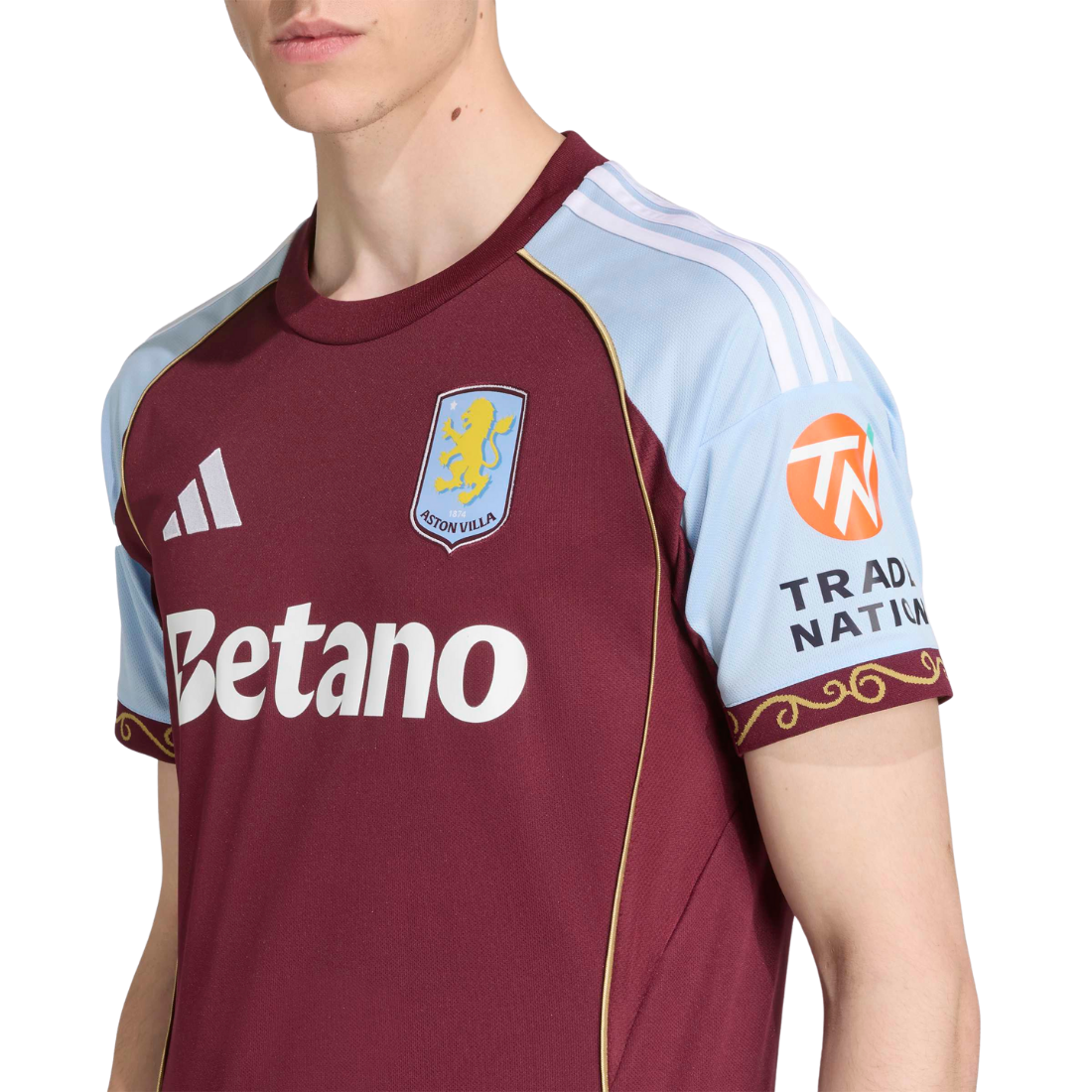 Aston Villa Fc 2025/2026 Home Men's Replica Jersey Maroon JN8061