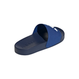 Blue slide sandal on a white background