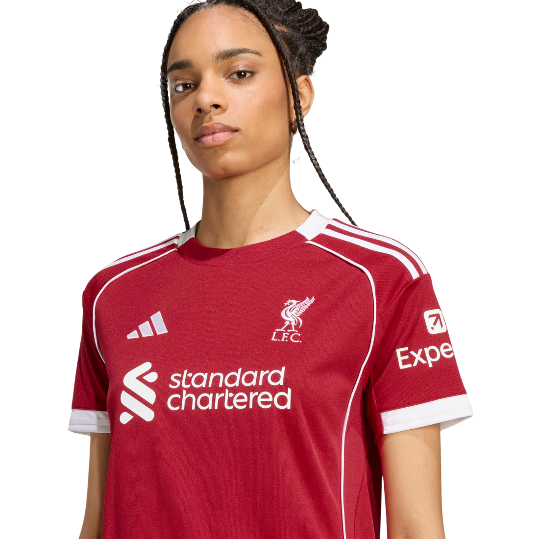 Liverpool FC 2025/2026 Home Adidas Women's Replica Jersey Red JV6435