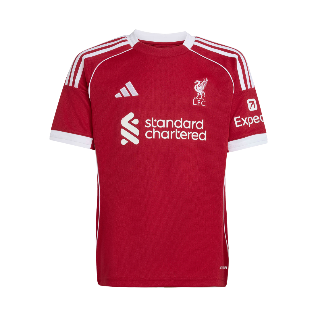 Liverpool FC 2025/2026 Home Adidas Junior Replica Jersey Red JV6436
