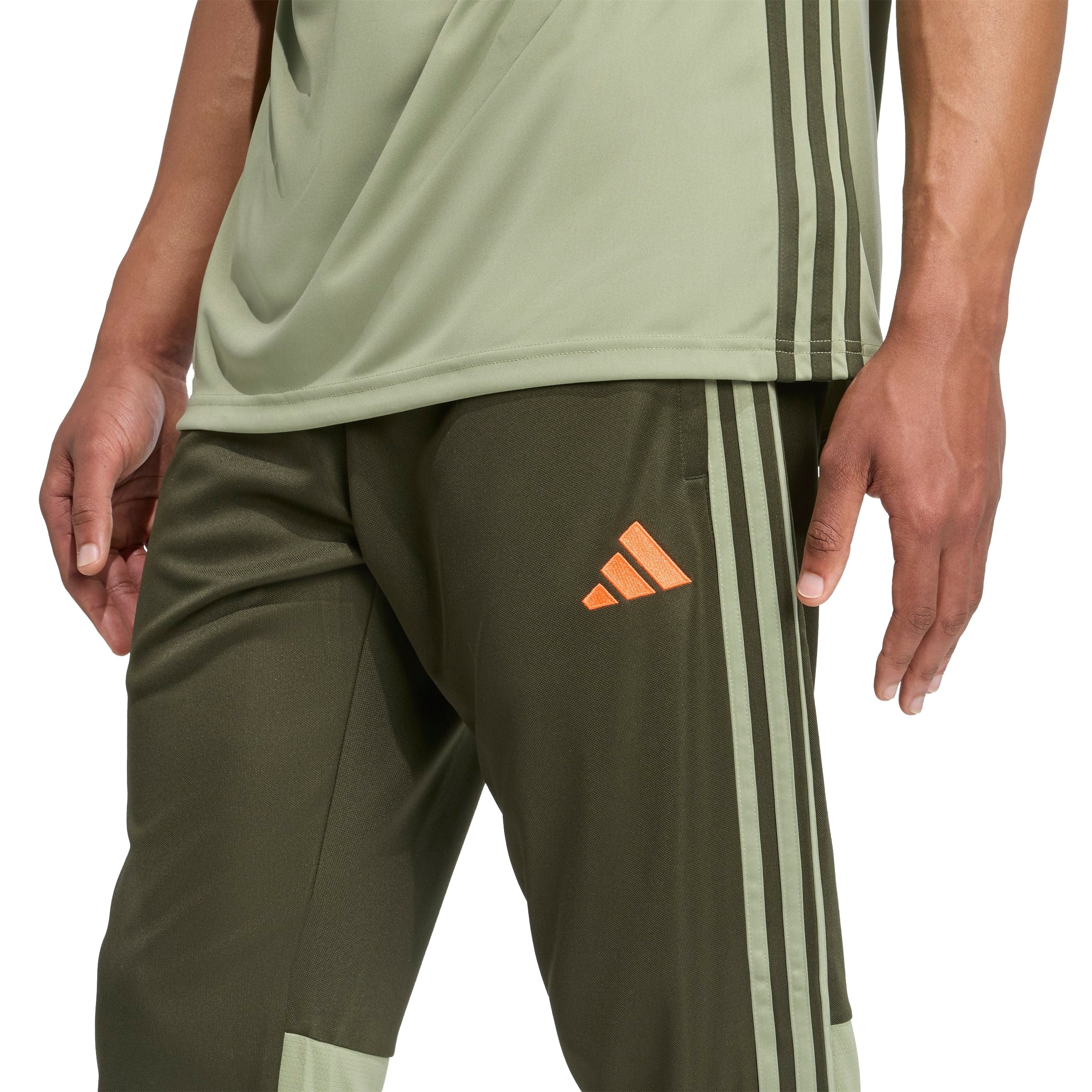 Tiro Essential T-Bottom Men's Pants Green JW4610