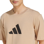 3 Bar Tee Men's Round Neck Beige JW7147