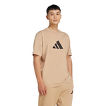 3 Bar Tee Men's Round Neck Beige JW7147