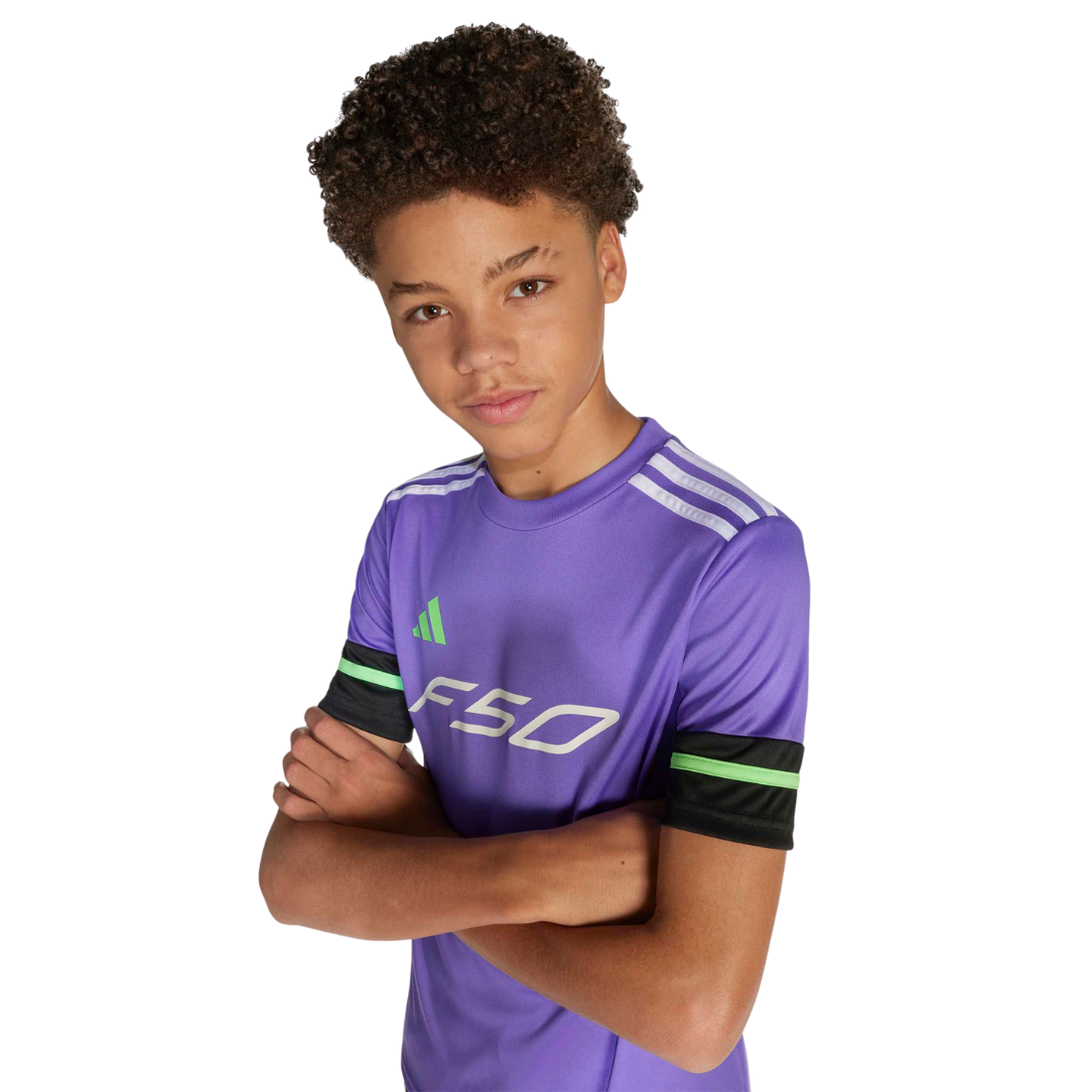 F50 Short Sleeve Junior Jersey Purple JY5980