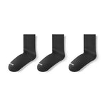 Unisex's Casual Crew Socks Black L324U137-02E7