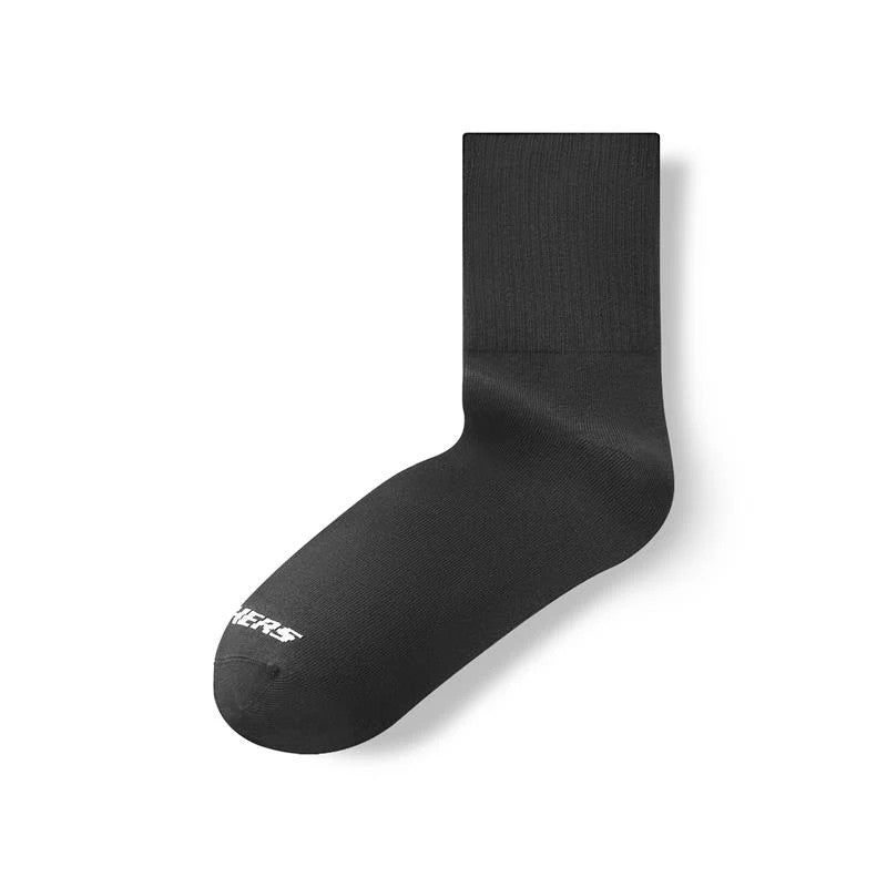 Unisex's Casual Crew Socks Black L324U137-02E7