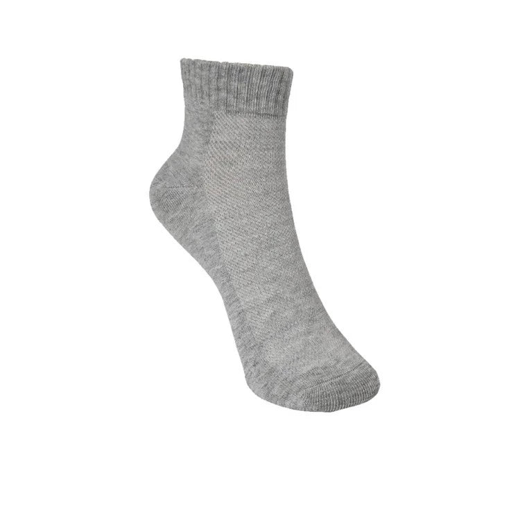 Unisex Casual Quarter Socks (1 Pair) Grey L324U138-03BN