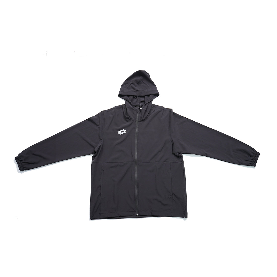 Men's Basic Windbreaker Jacket Black PAWB25001-BLK