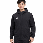 Men's Basic Windbreaker Jacket Black PAWB25001-BLK