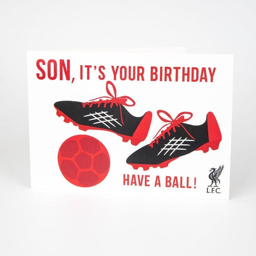 3D Boots Son Birthday Card S23CW05