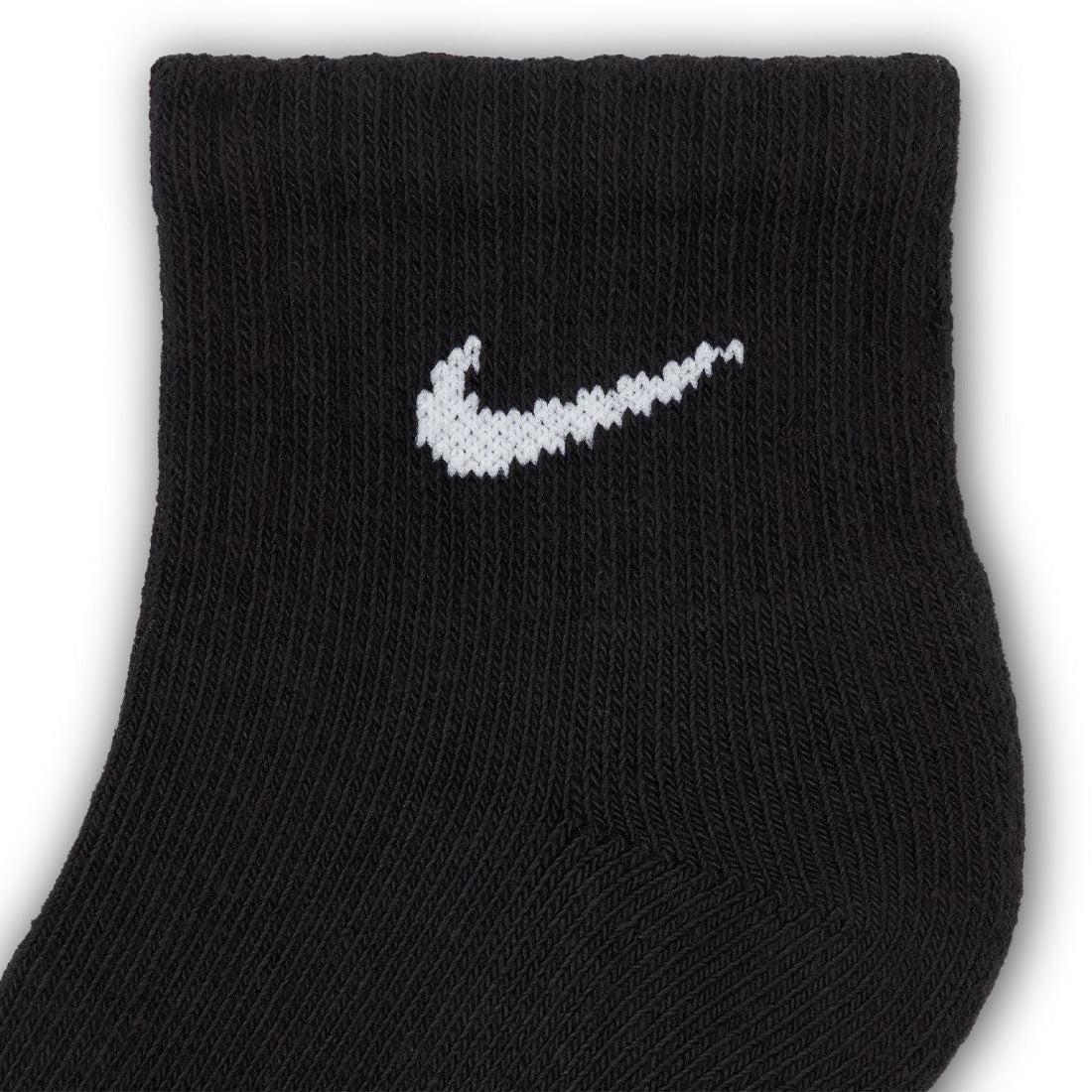 Everyday Kids' Cushioned Ankle Socks Black (6 Pairs) SX6912-010