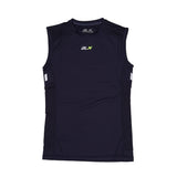 ALX Men's Running Sleeveless Tight Top Navy TXMA13000220