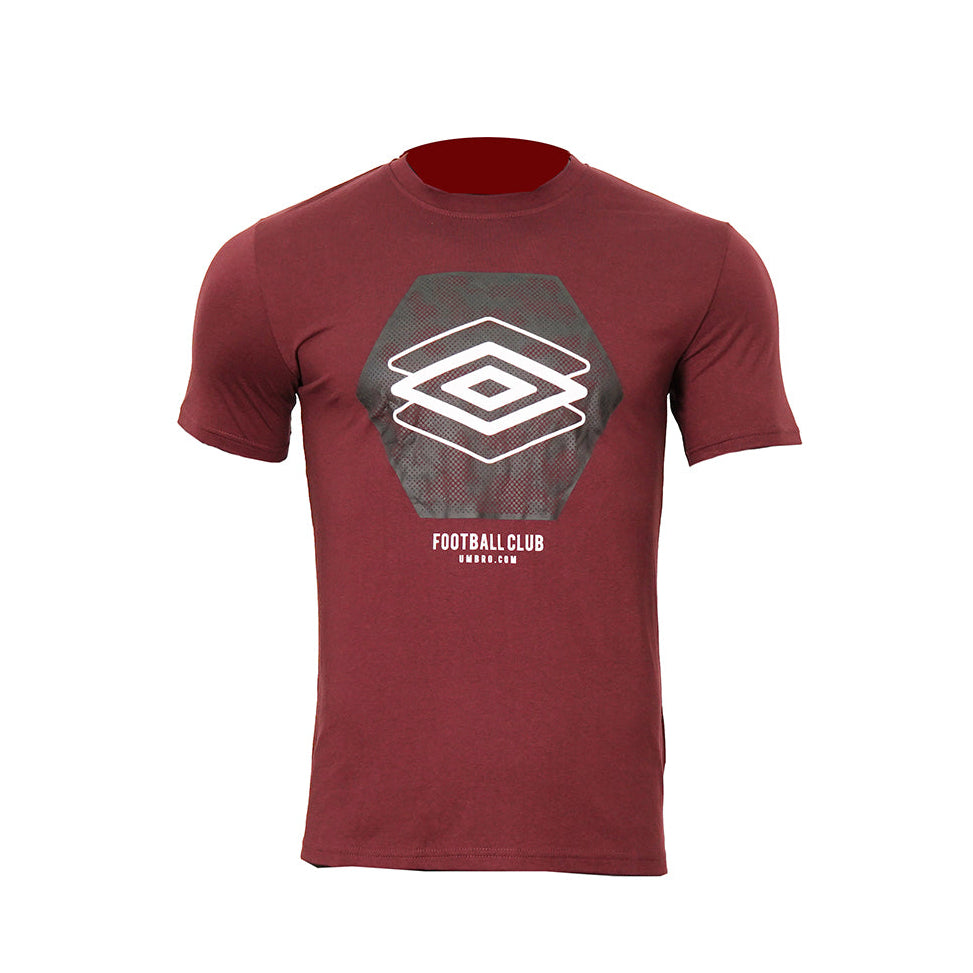 Men's S/S Round Neck Shirt Maroon UBMA02060-35