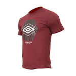 Men's S/S Round Neck Shirt Maroon UBMA02060-35