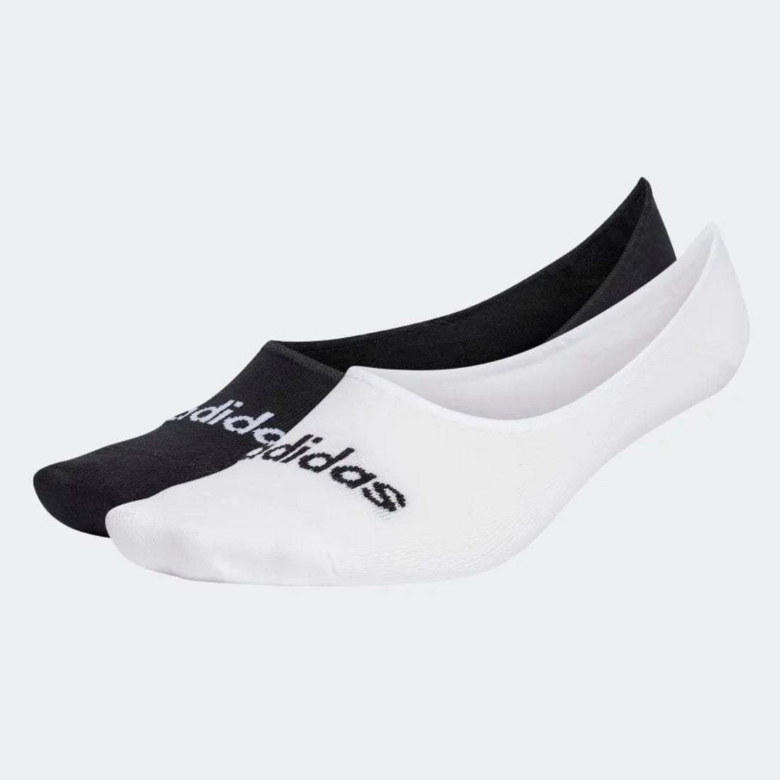 THIN LINEAR BALLERINA SOCKS 2 PAIRS WHITE