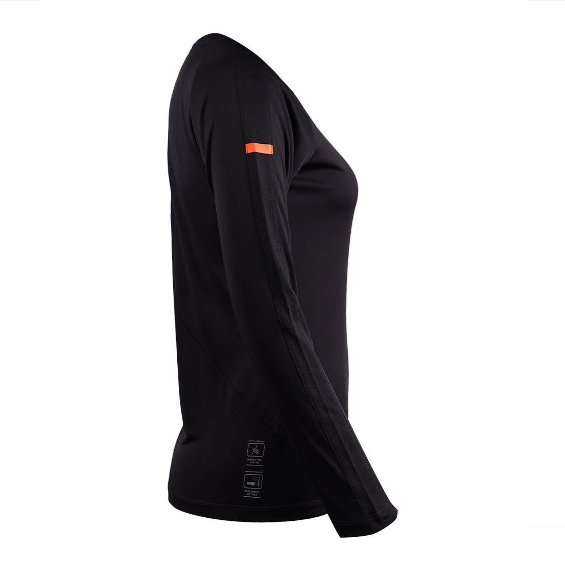 X Raiser Women's Training Long Sleeve Jersey Black JXWA44000501