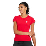 Women's S/S Round Neck Shirt Red A23VD02