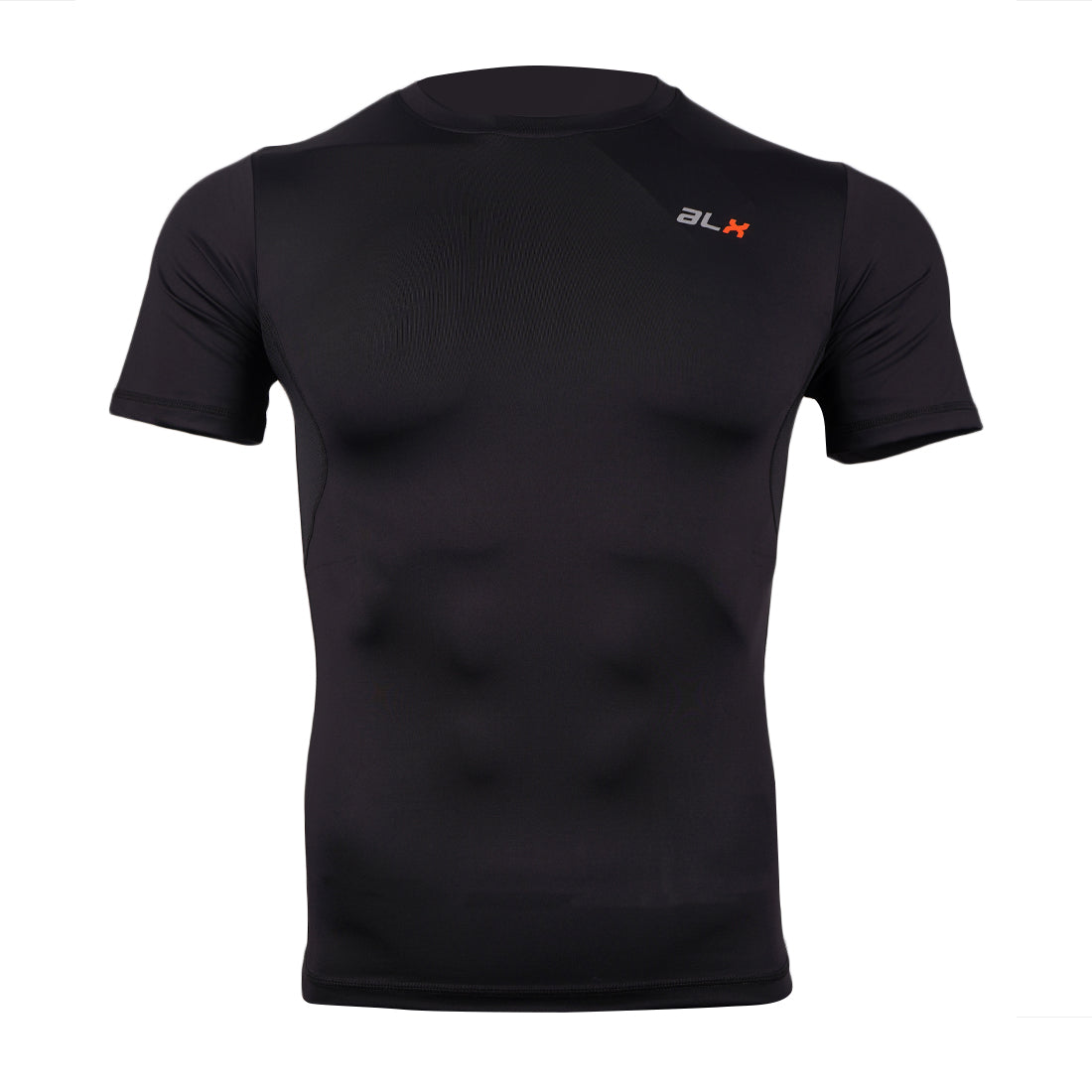 X Men's Tight Short Sleeve Top Black TXMA22000301